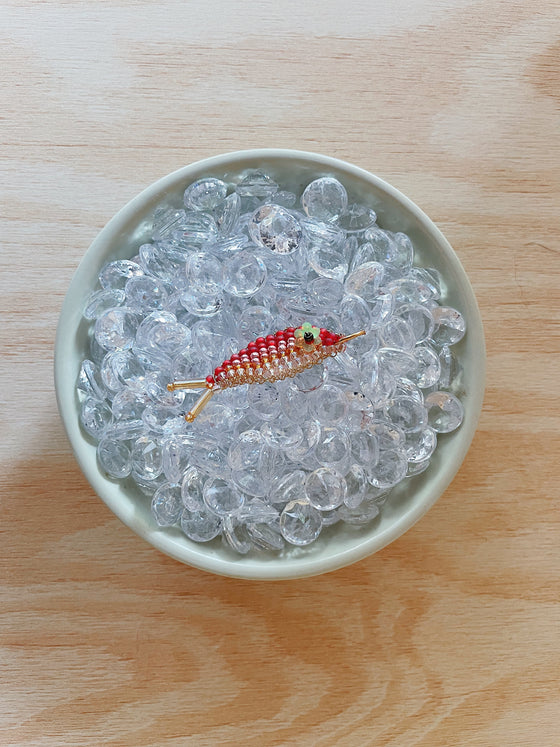TACKLE BOX - Beaded Fish Charms (Large Flower Eye)