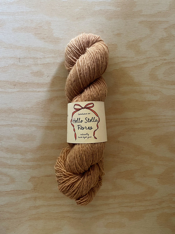 Wild Wool 1 Ply SPORT - Warm Walnut, naturally dyed