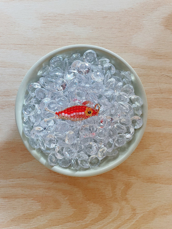 TACKLE BOX - Beaded Fish Charms (Large Flower Eye)