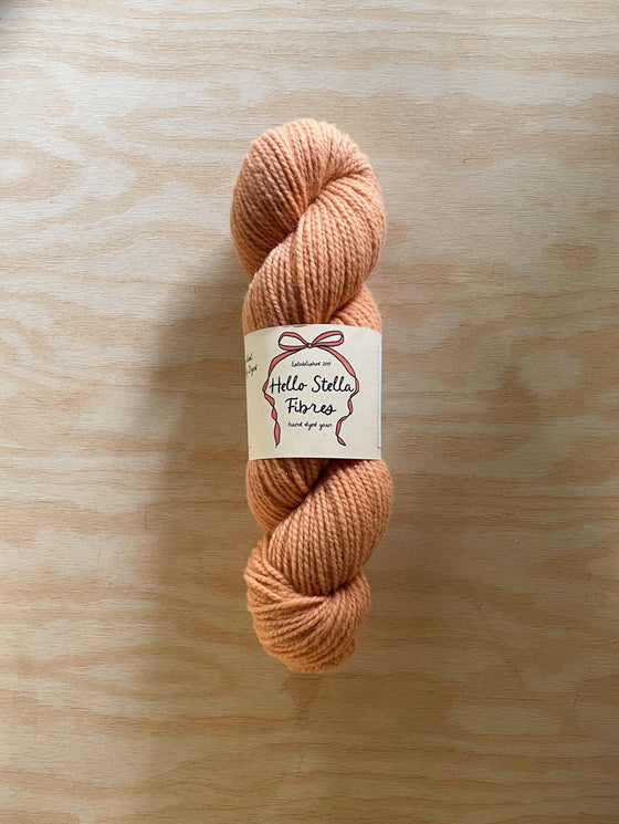 Wild Wool PEI - Coral (naturally dyed)